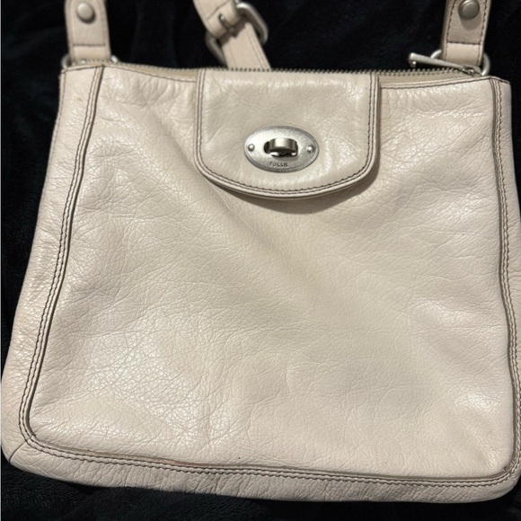 Fossil Cream Crossbody Bag with Adjustable Strap - Picture 14 of 14